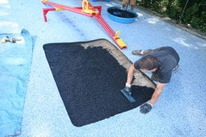 Poured in Place Rubber Repair Patch Kit