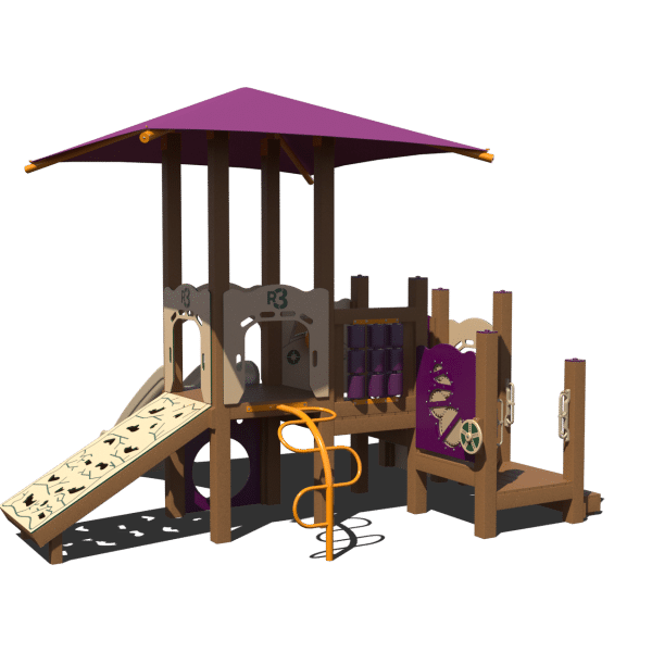 GGR3 0003 Composite Playset Affordable Playgrounds By Trassig