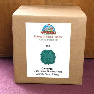 Jumbo Teal Playground Rubber Repair Kit