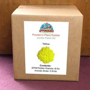 Jumbo Yellow Playground Rubber Repair Kit