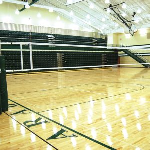 Competition Grade Volleyball Net System for Indoor Gyms
