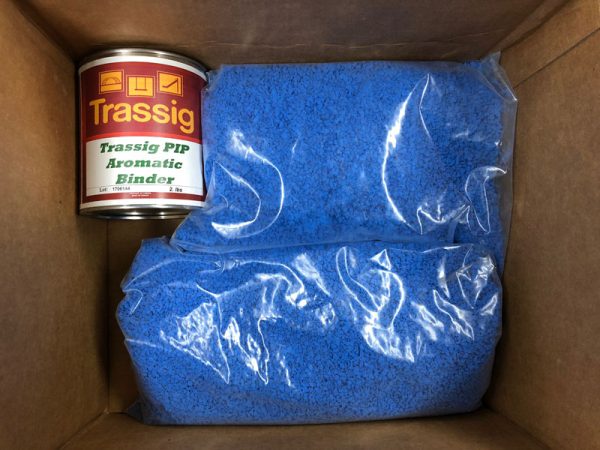 Blue EPDM Poured in Place Rubber Repair Patch Kit for Commercial Playground Wear Layer Surfacing Damage