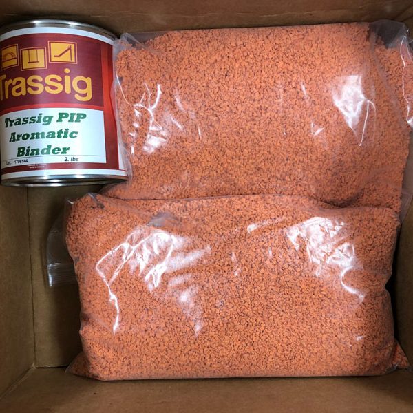Orange Poured in Place Rubber Repair Patch Kit Orange EPDM Poured in Place Rubber Repair Patch Kit for Commercial Playground Wear Layer Surfacing Damage