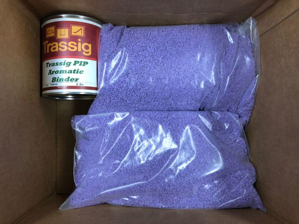 Purple EPDM Poured in Place Rubber Repair Patch Kit for Commercial Playground Wear Layer Surfacing Damage