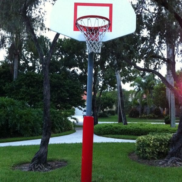 Basketball post pads