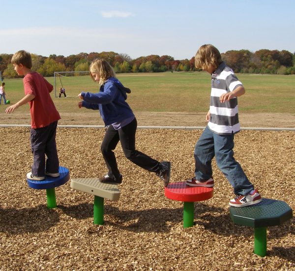 Playground stepping stones