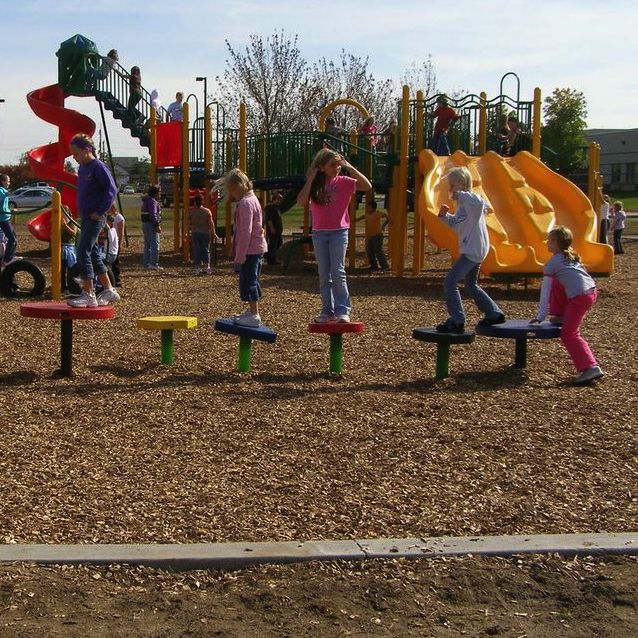 Playground stepping stones