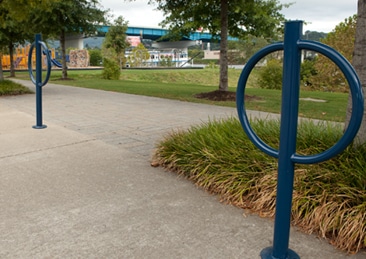 Modern bike rack