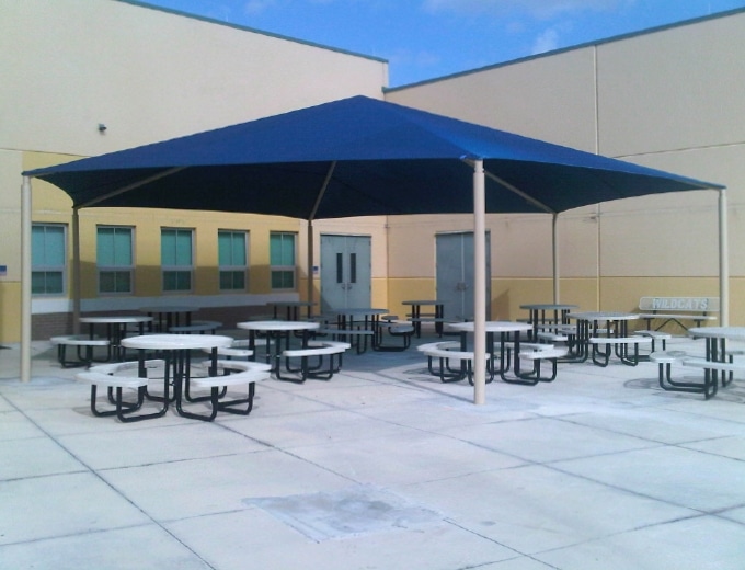 Hexagon hip shade