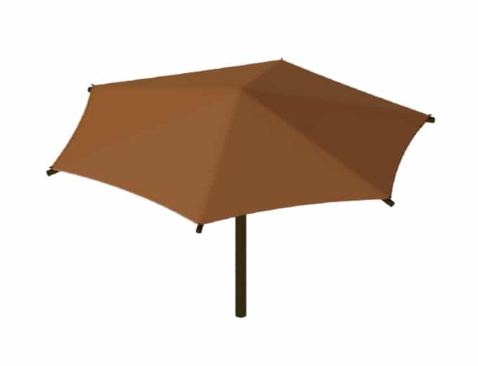 Hexagon Umbrella shade