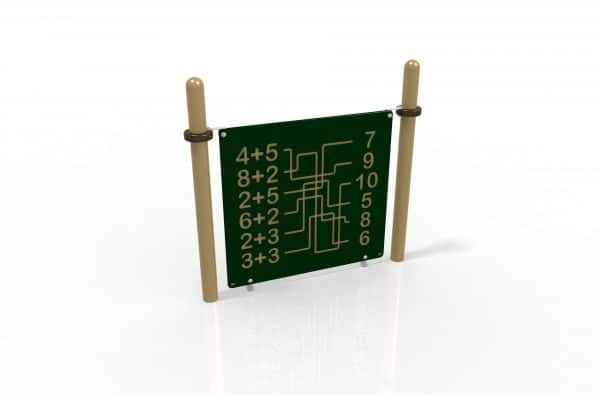 Amazing Additions_greentan Math educational playground panel