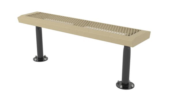 6ft commercial bench without back