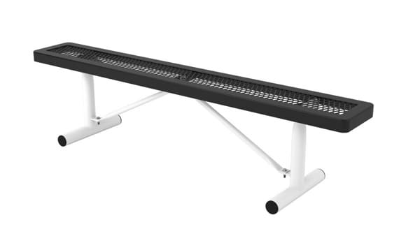 Commercial bench without back