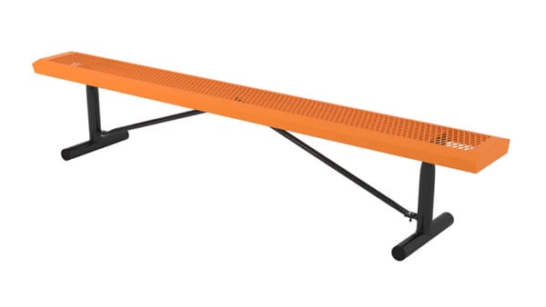 8ft portable bench without back