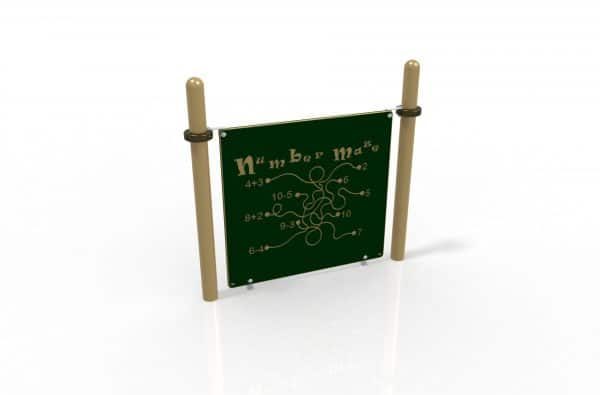Number Maze_greentan Educational Playground Panels