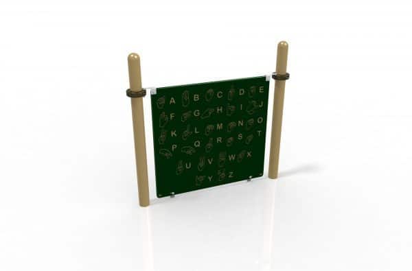 Educational Playground Panels Sign Language
