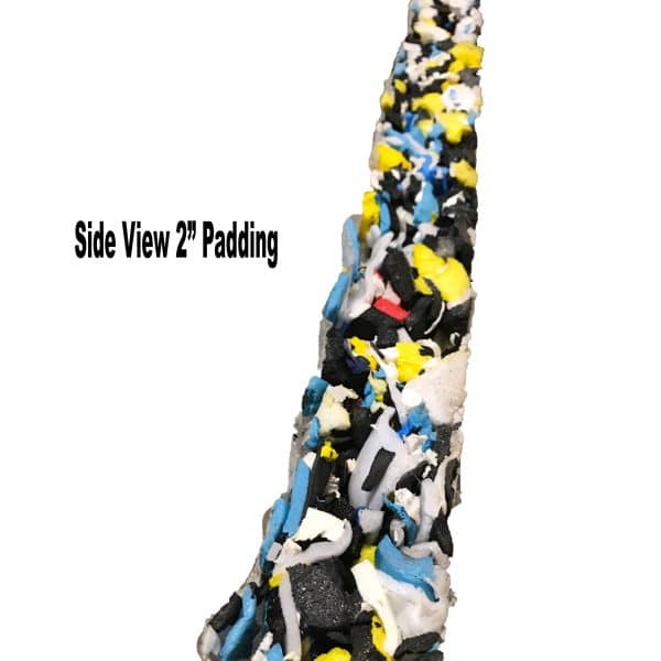 2 side view safety surfacing padding