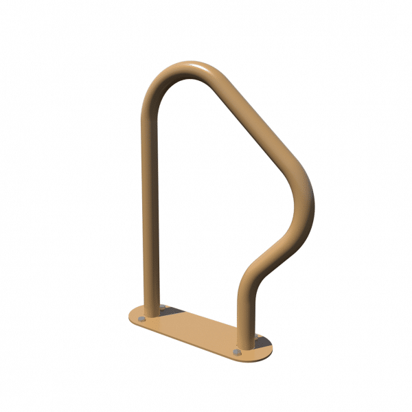 slope bike rack