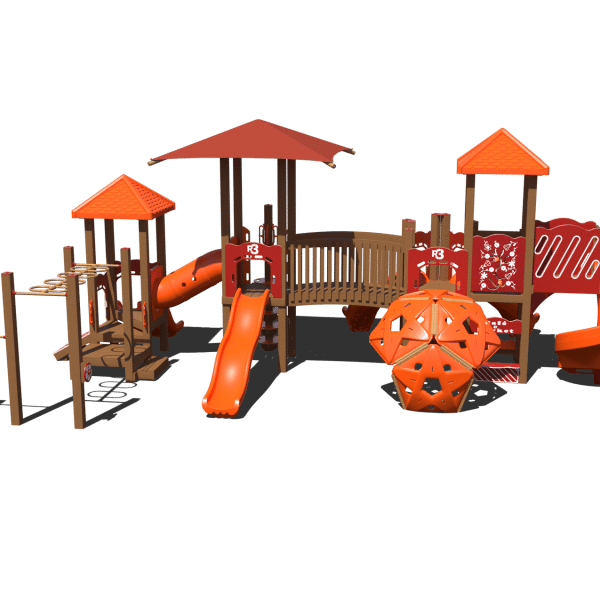 GGR30009 Composite Playset Affordable Playgrounds By Trassig