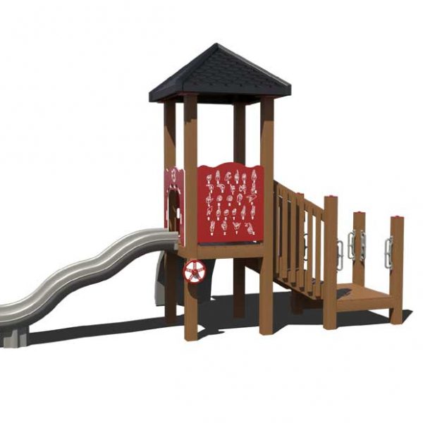 GGR30002 Composite Playset Affordable Playgrounds By Trassig