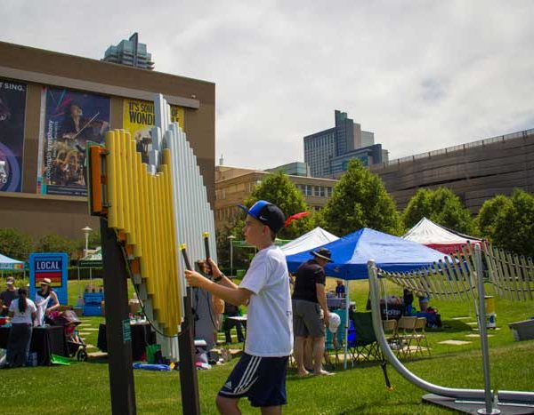 Swirl Outdoor Musical Instrument