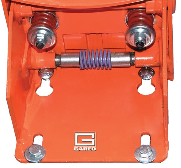 The inner mechanism of the 2000 collegiate breakaway basketball rim