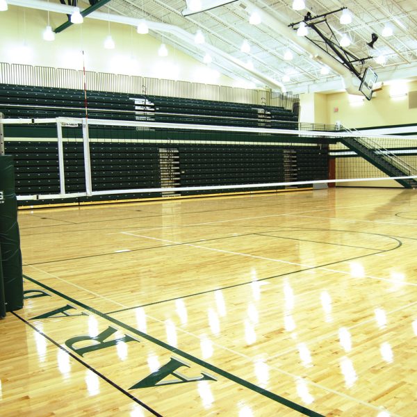 5100 OMNISTELL VOLLEYBALL NET SYSTEM Competition Grade Volleyball Net System for Indoor Gyms