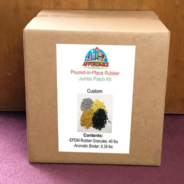 Custom Jumbo poured in place rubber repair patch kit Custom Jumbo poured in place rubber repair patch kit