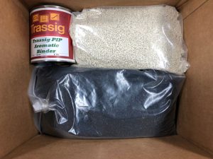 Value Eggshell and Black Poured in Place Repair Kit