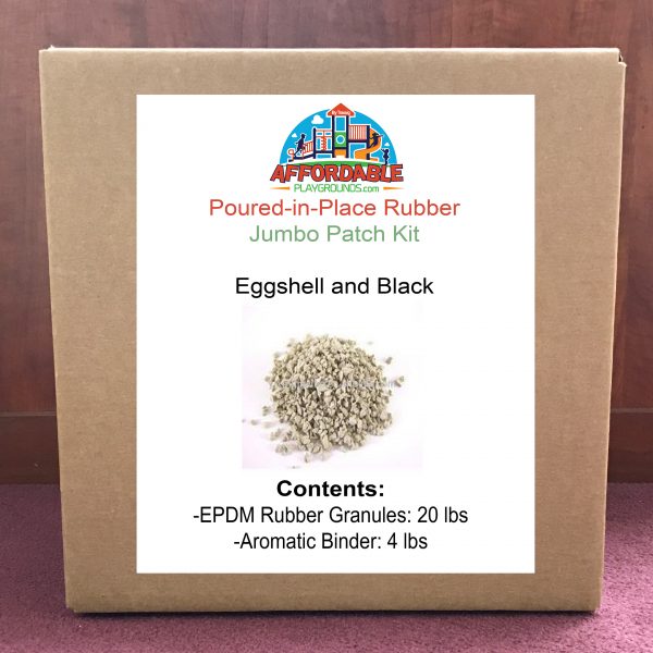 jumbo eggshell and black