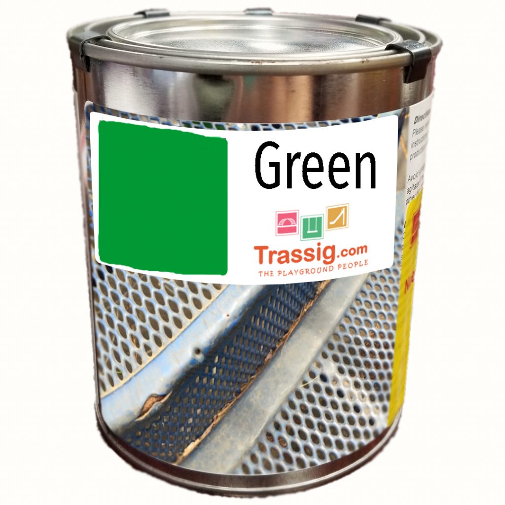 green playground deck repair