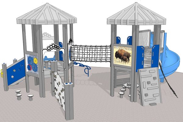 Bison (mega hex) Playset