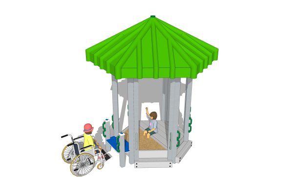 ADA Sand Deck Playset